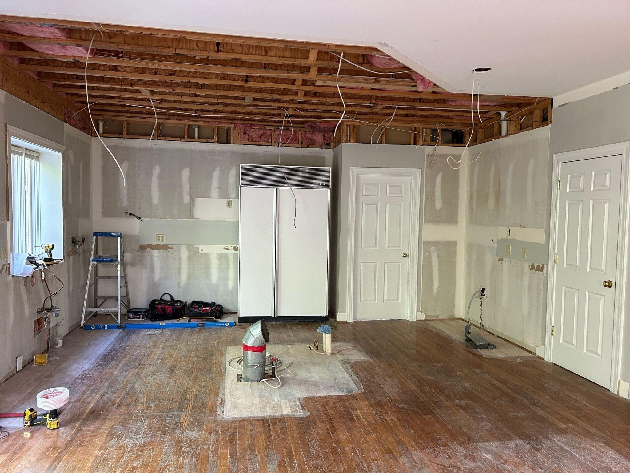 Soffit Removal & Mechanical Re-routing