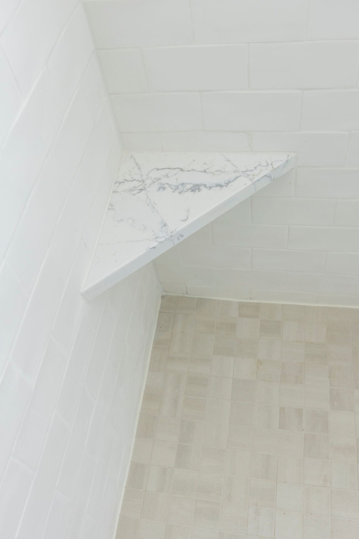Mid - Level Shower Floor Tile