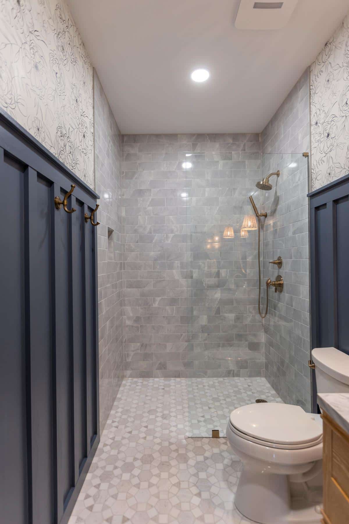 Zero Entry, Tiled Shower